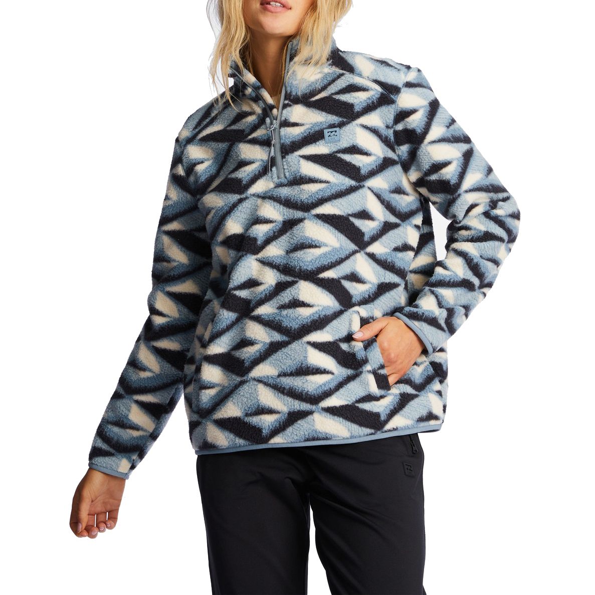 billabong boundary half zip pullover hoodie