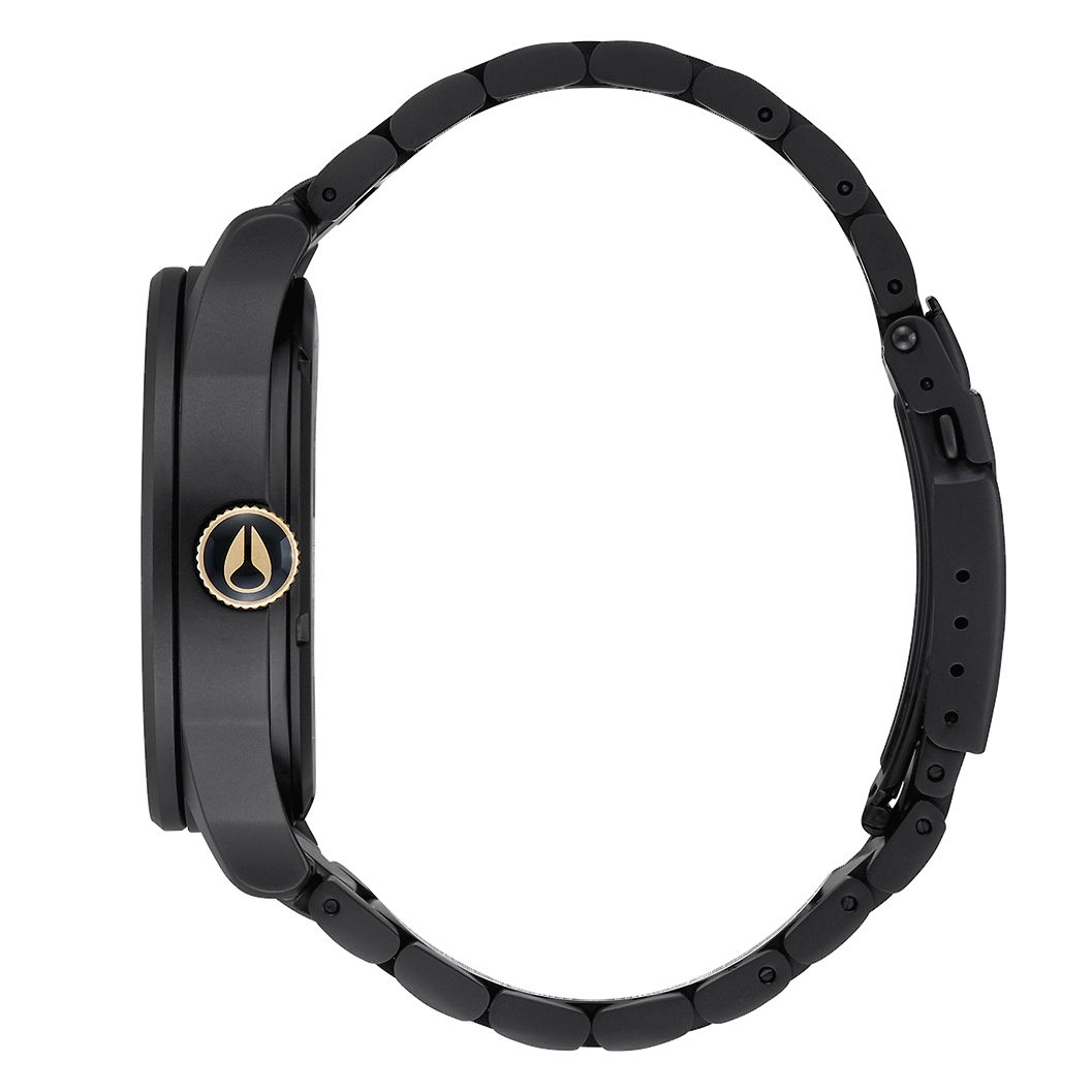 Nixon sentry ss matte black gold clearance