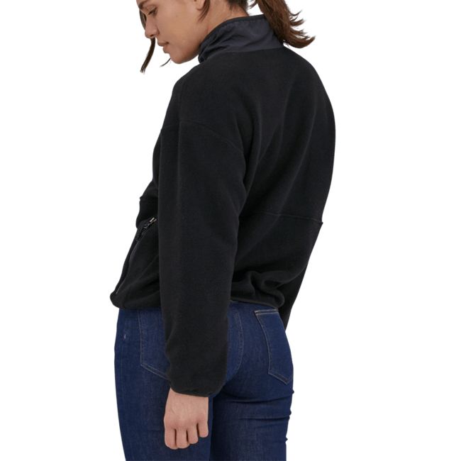 Patagonia Womens Synchilla Fleece Custom Jackets, Black