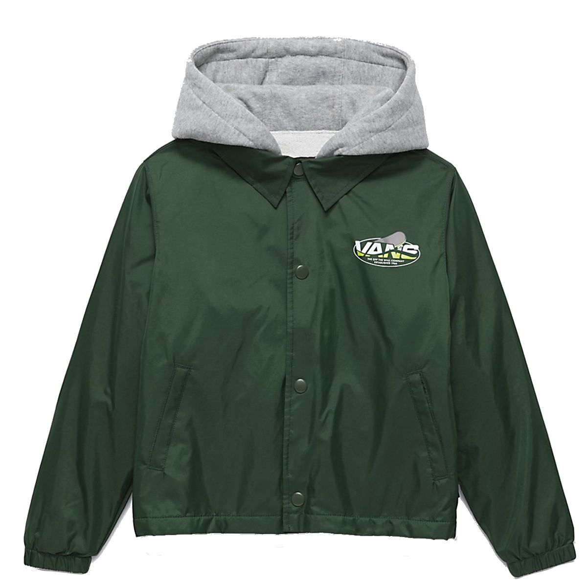 Vans shop green windbreaker