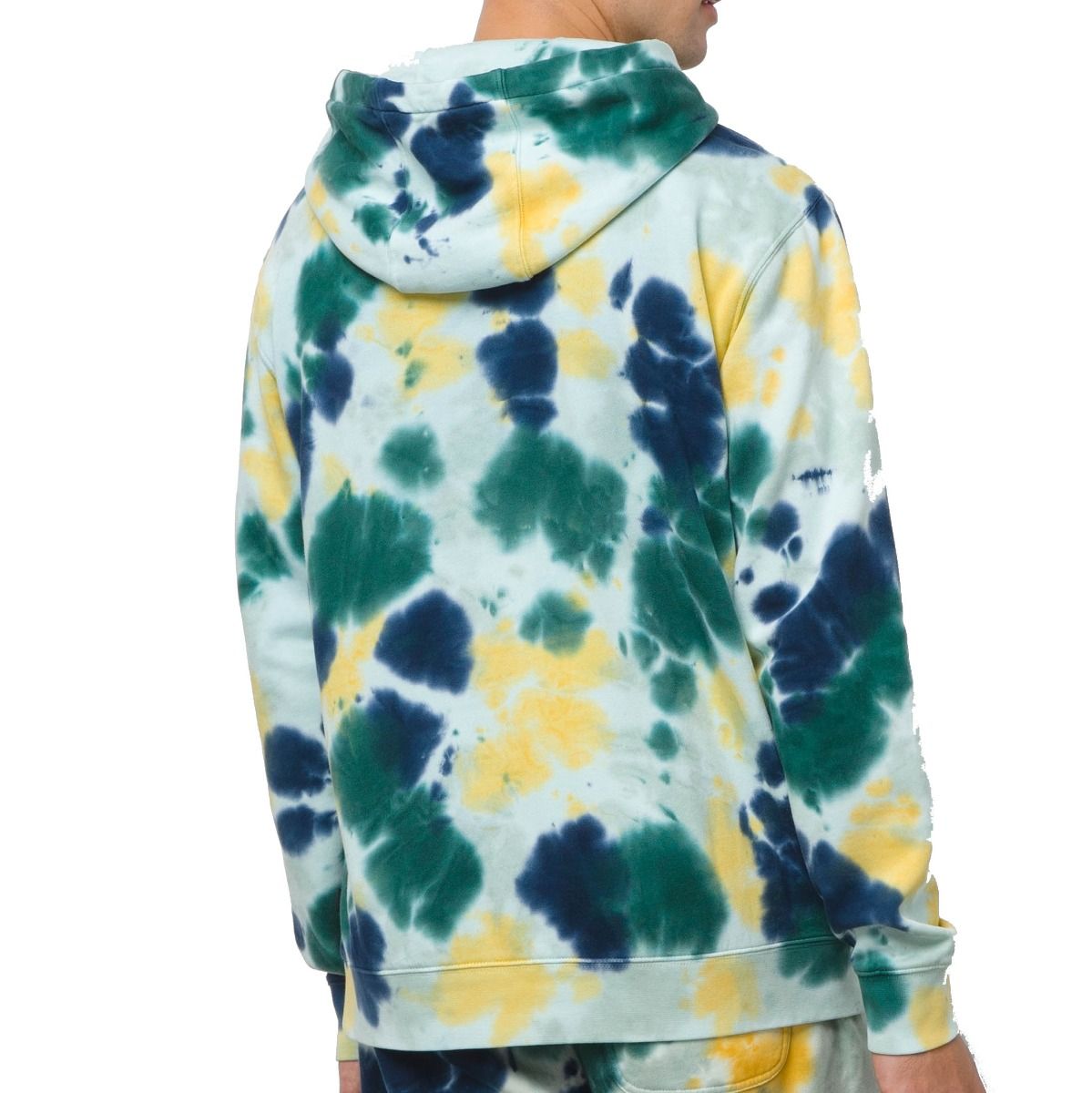 Blue and white tie dye vans sale