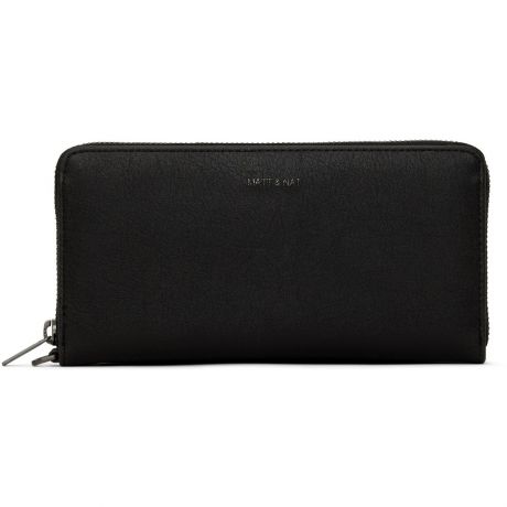 Matt & Nat [Vintage Collection] Elm Continental Wallet - Black