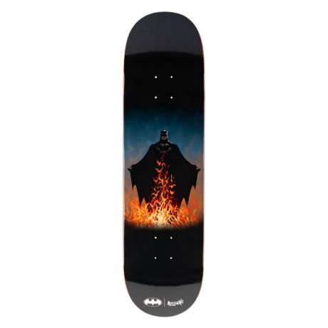 Welcome x Batman Bat Flames Popsicle Deck - 8.5"