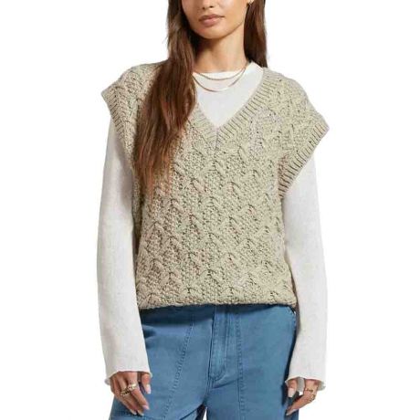 Brixton Wms Lafayette Oversized Sweater Vest 