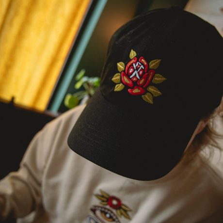 Alternative x Clara Boo Fleurs Cap - Black