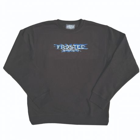 Frosted Infinity Blue Crewneck
