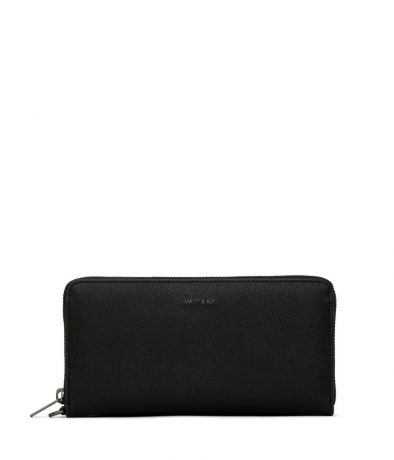 Matt & Nat [Vintage Collection] Elm Continental Wallet - Black