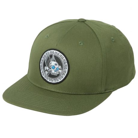 1910 Twilled By Death 6 Panel Hat - Green