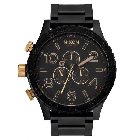 Nixon 51-30 Chrono V1 - Matte Black/Gold