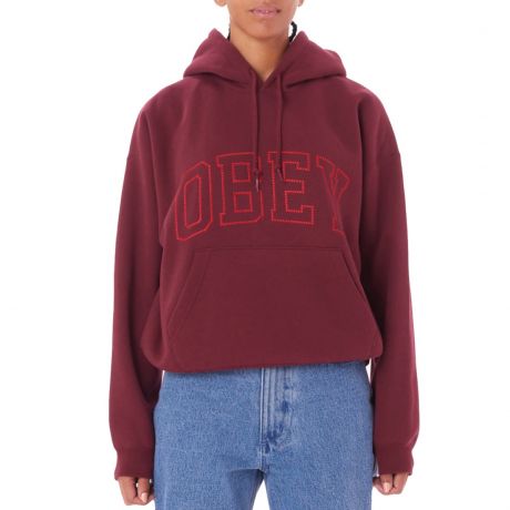 Obey Wms Cross Stitch Collegiate Hoodie