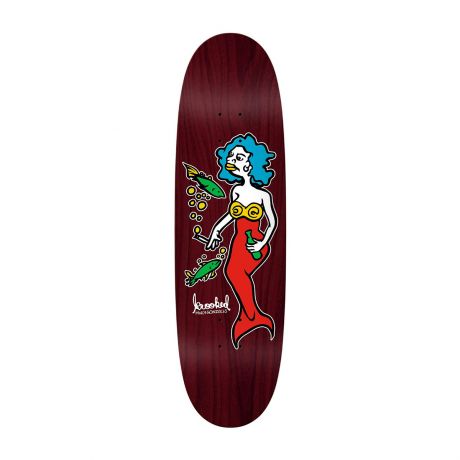 Krooked Gonz Mermaid Degg Shape Deck - 9.1"
