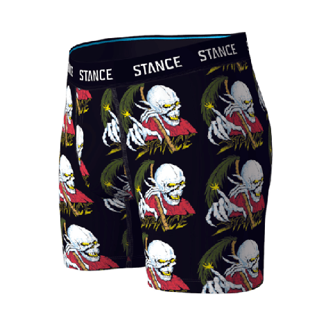 Stance Boxer Brief Polyester - Palm Slayer Black