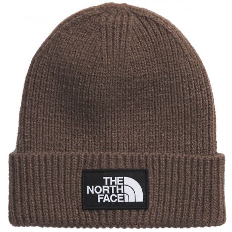 The North Face TNF™ Logo Box Cuffed Beanie - Smokey Brown