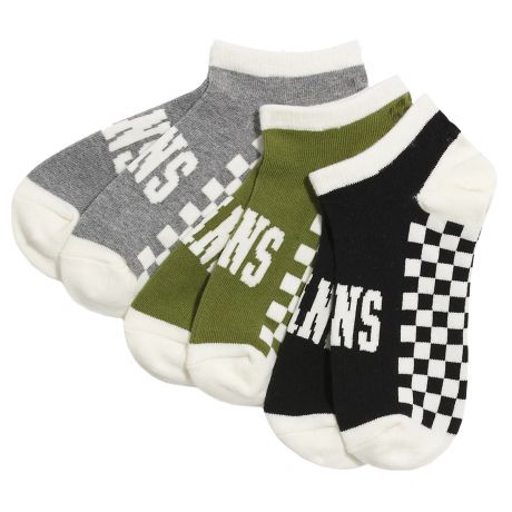 Vans Wms Arched Kick [6.5-10] Socks 3-Pack - Black
